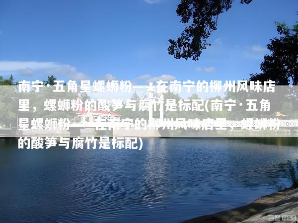 南宁·五角星螺蛳粉——在南宁的柳州风味店里，螺蛳粉的酸笋与腐竹是标配(南宁·五角星螺蛳粉——在南宁的柳州风味店里，螺蛳粉的酸笋与腐竹是标配)