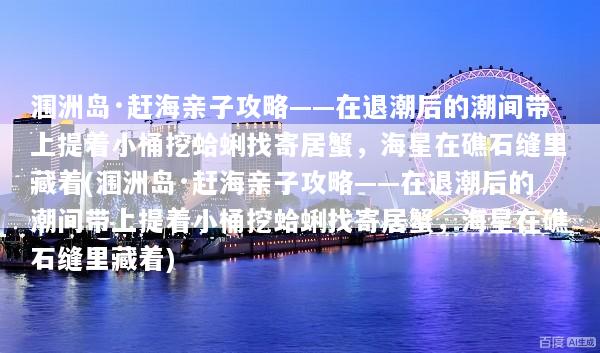 涠洲岛·赶海亲子攻略——在退潮后的潮间带上提着小桶挖蛤蜊找寄居蟹，海星在礁石缝里藏着(涠洲岛·赶海亲子攻略——在退潮后的潮间带上提着小桶挖蛤蜊找寄居蟹，海星在礁石缝里藏着)