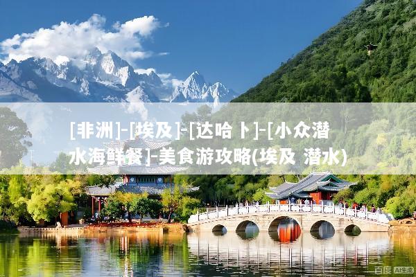 [非洲]-[埃及]-[达哈卜]-[小众潜水海鲜餐]-美食游攻略(埃及 潜水)